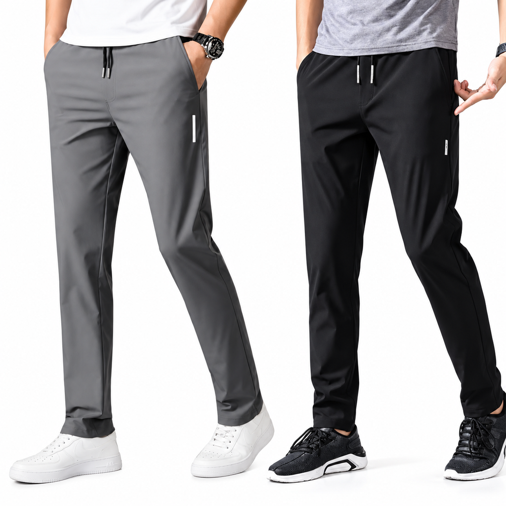Pack of 3 Offer 😍 Premium-Quality Lycra Pants For Mens | Black, Dark-Blue And Grey Colors