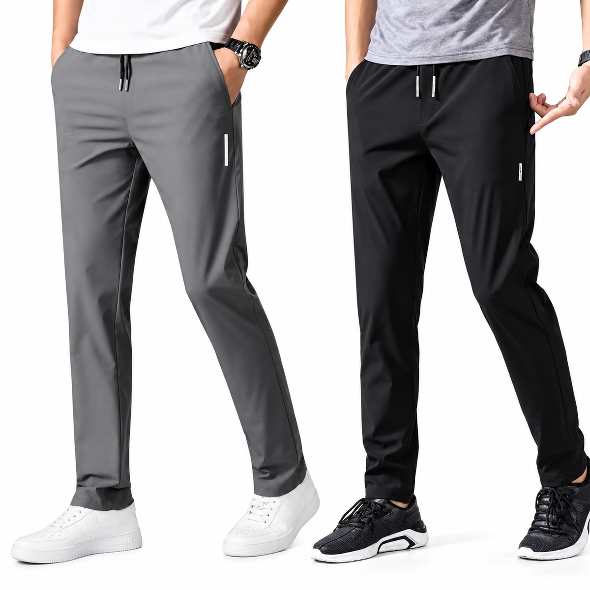 Pack of 3 Offer 😍 Premium-Quality Lycra Pants For Mens | Black, Dark-Blue And Grey Colors