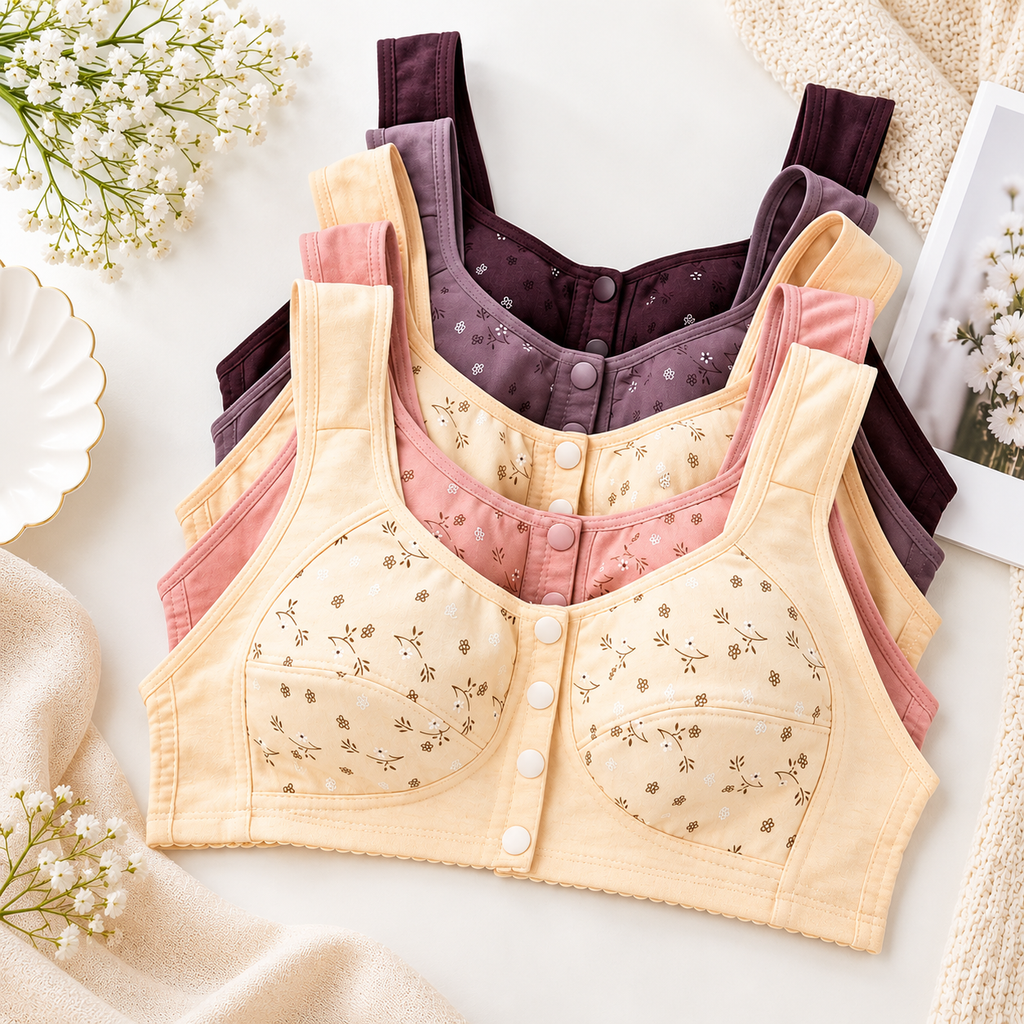 Women’s Soft & Stretchable  Daily Wear Air Bra (Pack of 5) - Free Size