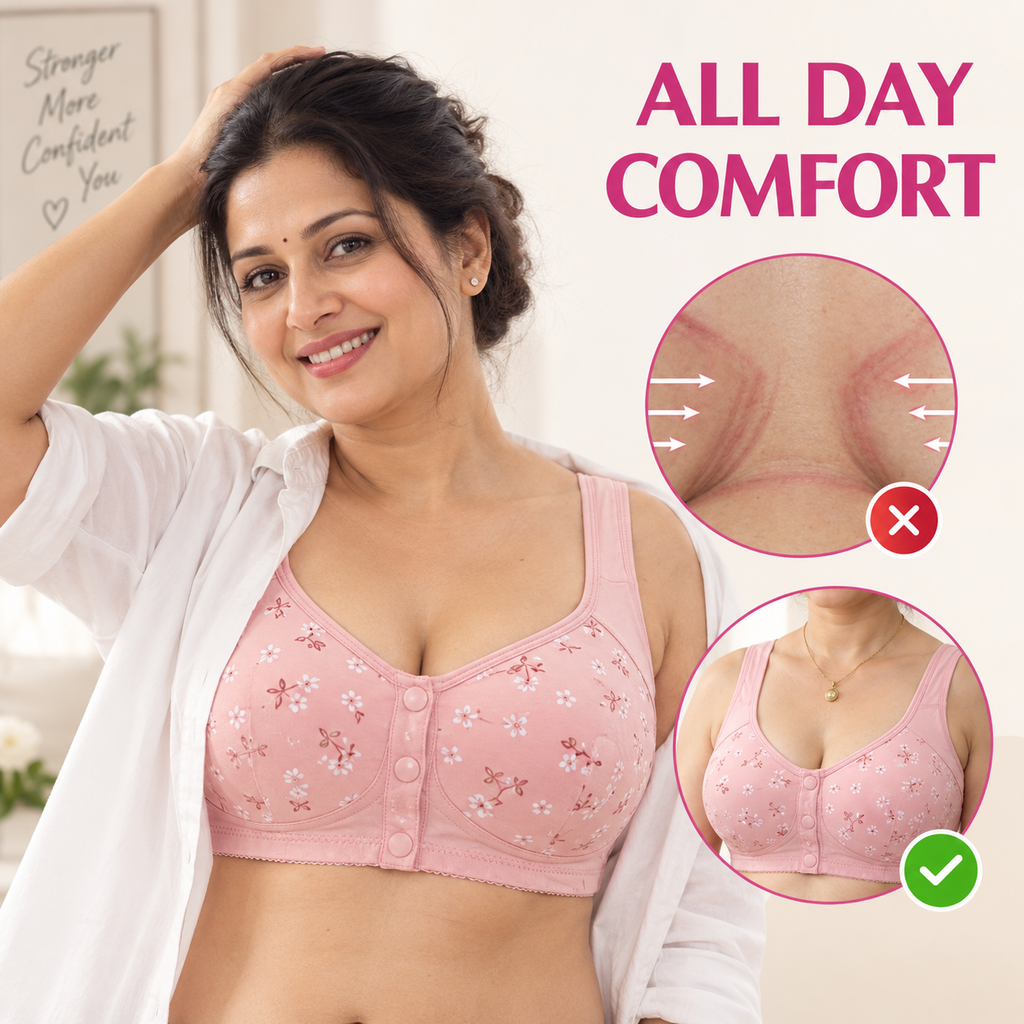 Women’s Soft & Stretchable  Daily Wear Air Bra (Pack of 5) - Free Size