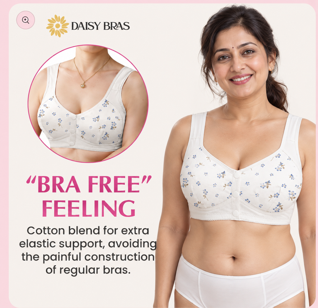 Women’s Soft & Stretchable  Daily Wear Air Bra (Pack of 5) - Free Size