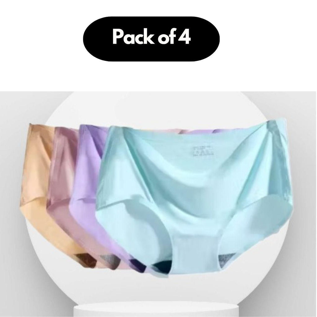 Women's Seamless Underwear for Women (Multicolor) (Pack of 4)Size = XXL