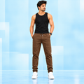 Fabulous Men's High Stretch Skinny Lycra Pants (Pack of 3) - Black, Dark-Blue And Grey Colors