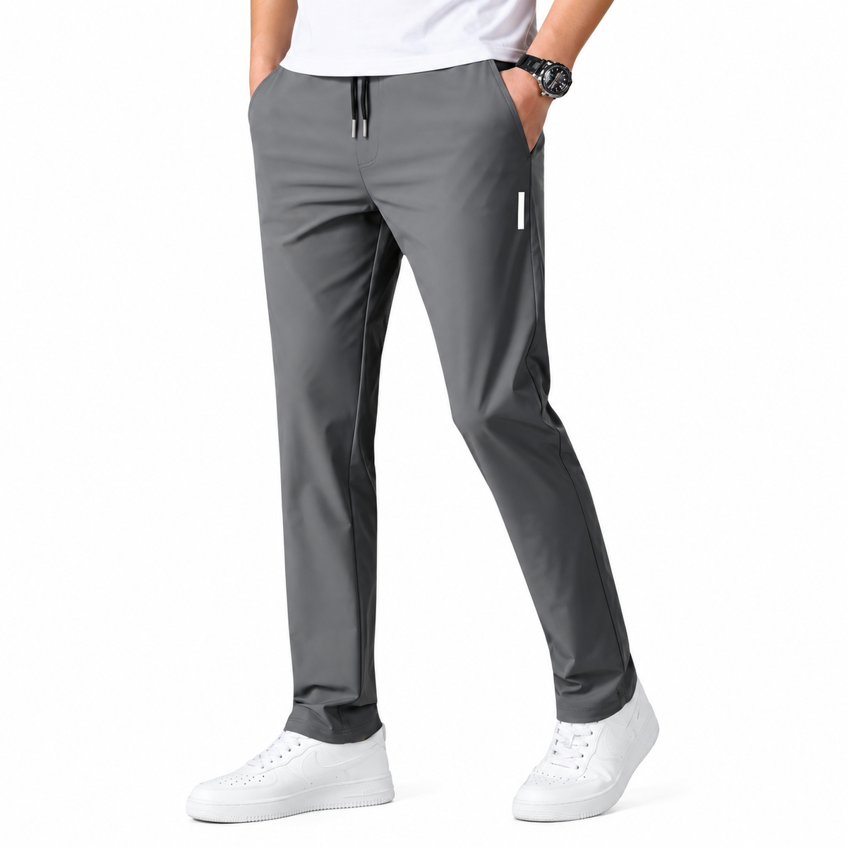 Pack of 3 Offer 😍 Premium-Quality Lycra Pants For Mens | Black, Dark-Blue And Grey Colors